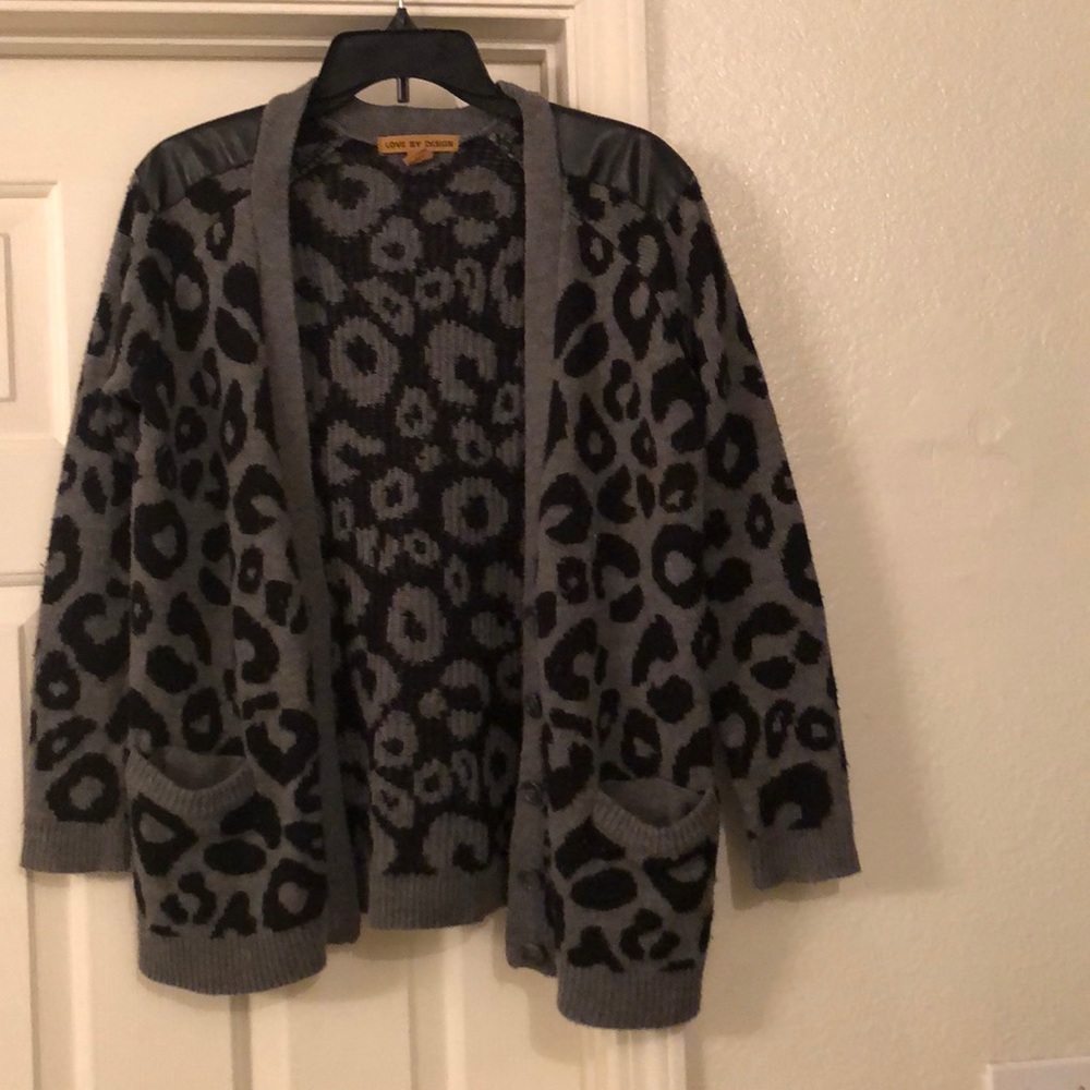 Leopard print sweater